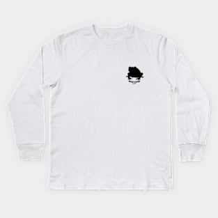 Mad Toad Society - Toad Vibes Black (corner) Kids Long Sleeve T-Shirt